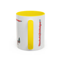 Surreal VINCENT Tribal Warrior Accent Coffee Mug — Colorful Skull Art 11/15oz