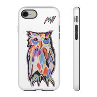 Colorful Owl Phone Case — Artistic Owl Illustration Tough Case