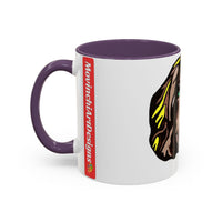 MR COCKER Dog Portrait Accent Coffee Mug — Brown Spaniel Art Mug (11/15oz)