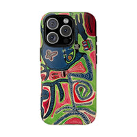 Abstract AFTERLIFE Phone Case — Bold Psychedelic Music Art