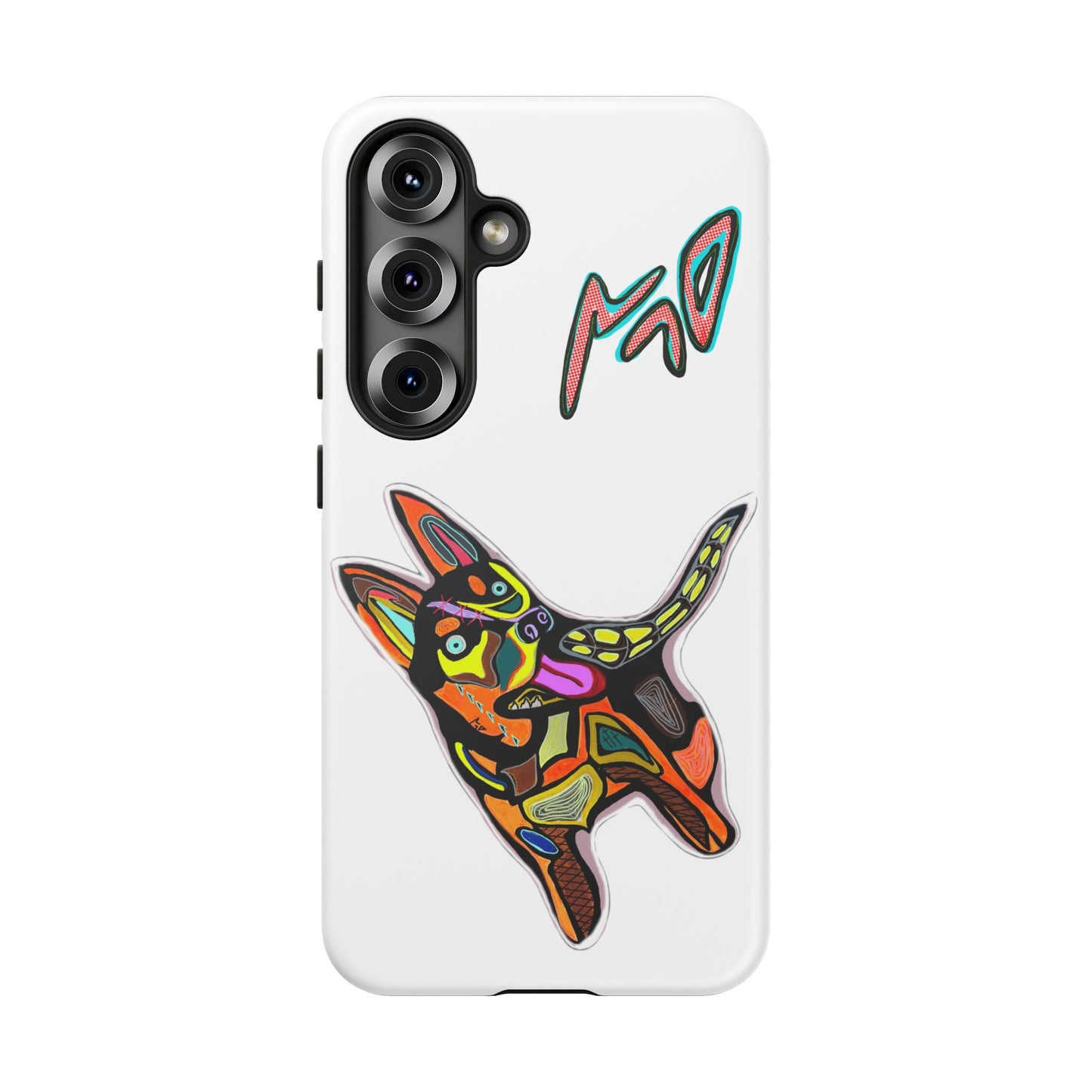 HUSKY  Colorful Abstract Dog Phone Case — 'MAD' Signature Protective Case
