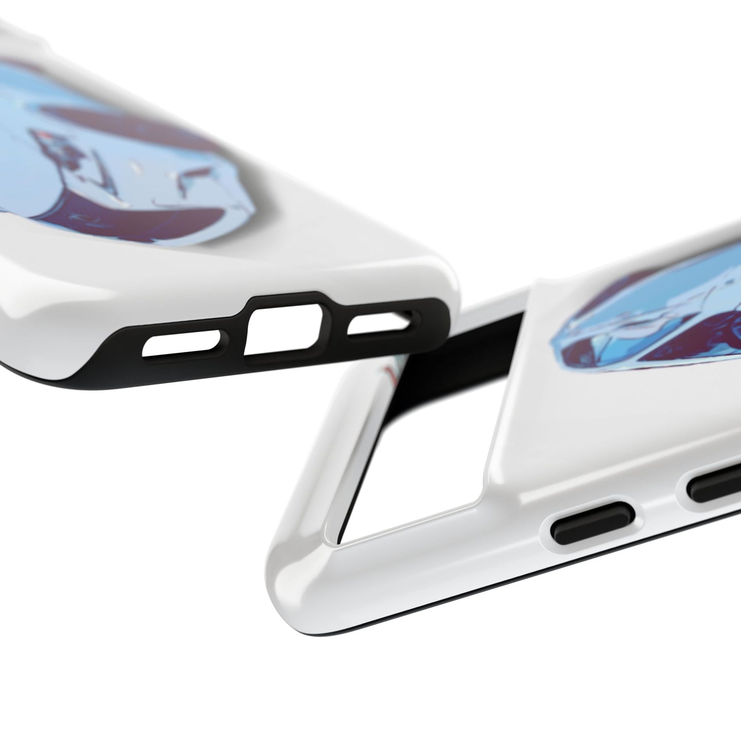 Melvin White Sports Car Phone Case - Retro Pop Art Supercar Protective Tough Case
