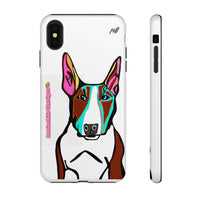 MR Bull Terrier Phone Case — Colorful Pop Art Tough Cases for Dog Lovers