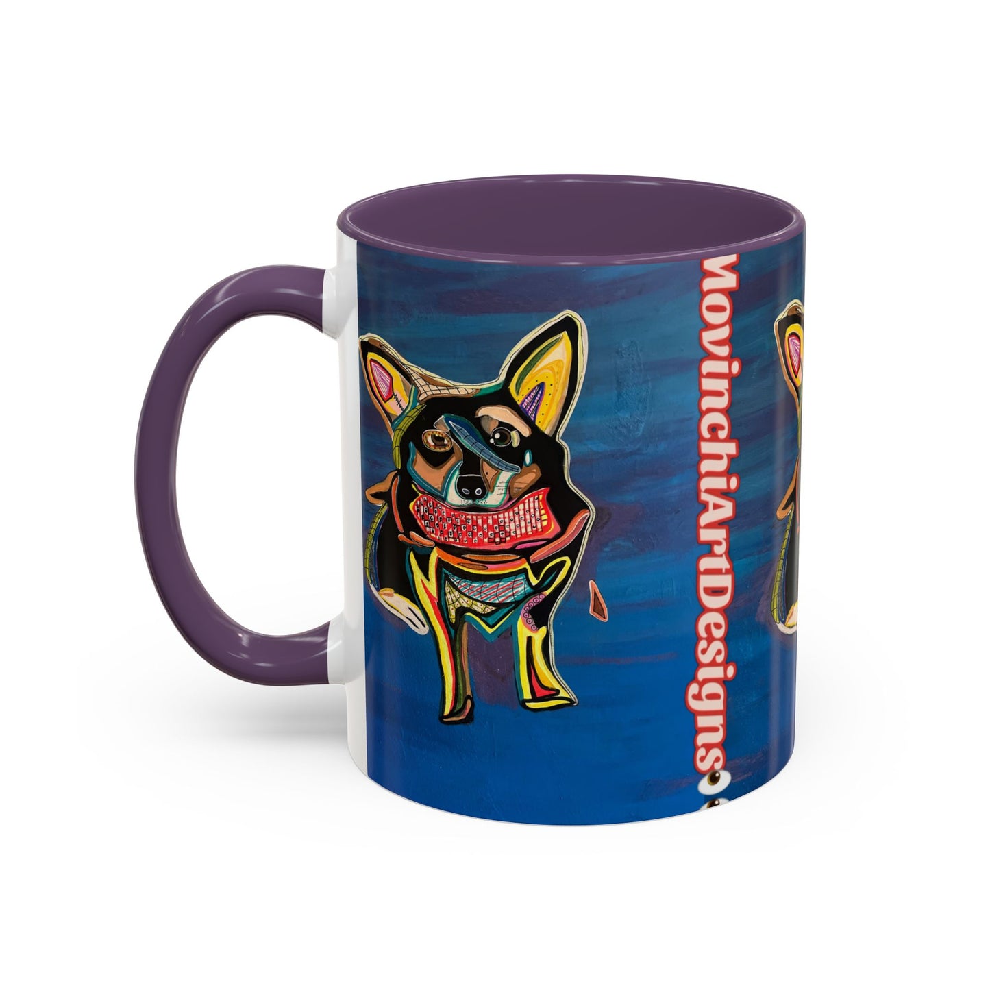 Chihuahua Art Coffee Mug – Colorful Pop‑Art Dog Accent Mug (11/15 oz)