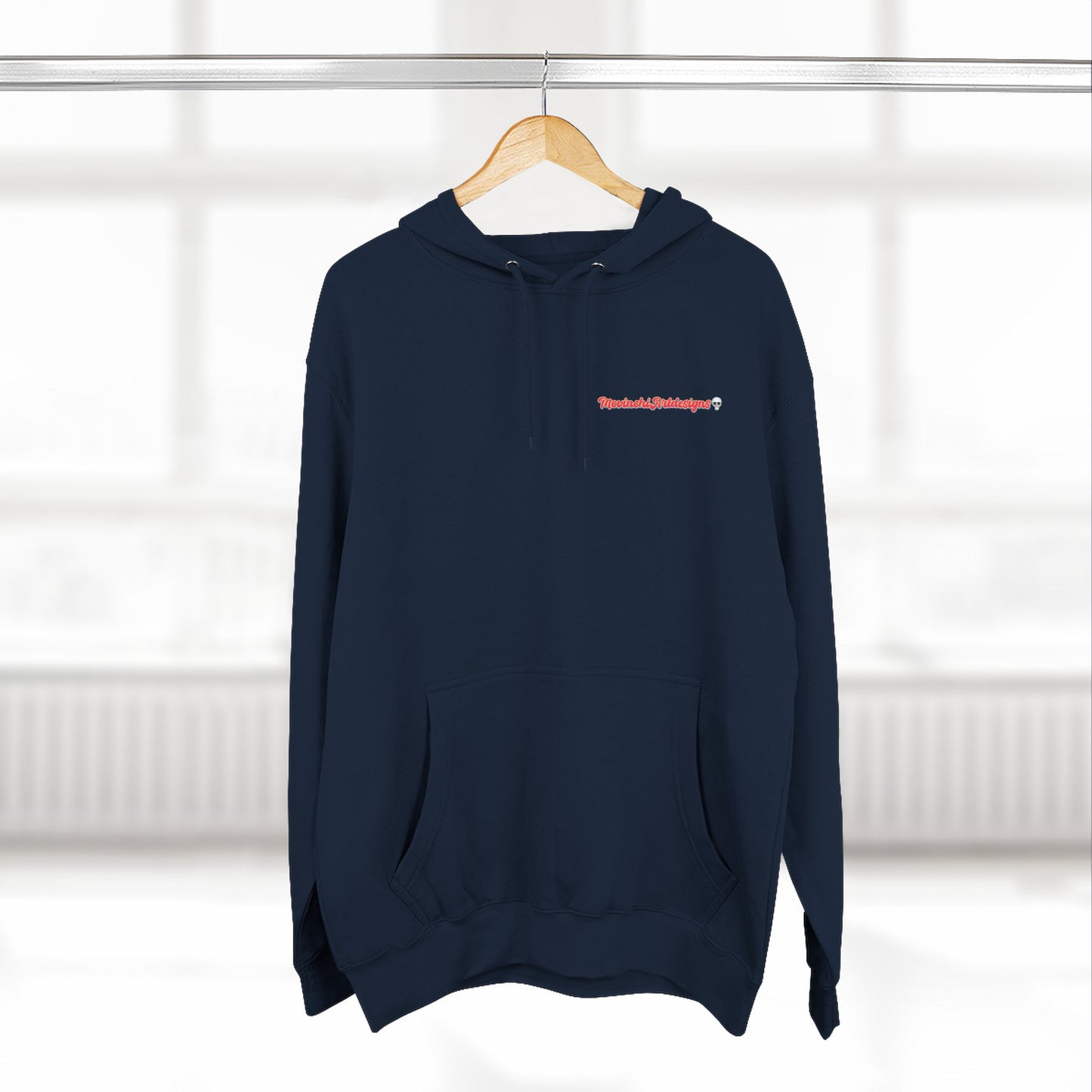 HEART ATTACK  Abstract Psyche Hoodie — Colorful Three-Panel Back Art Fleece Hoodie