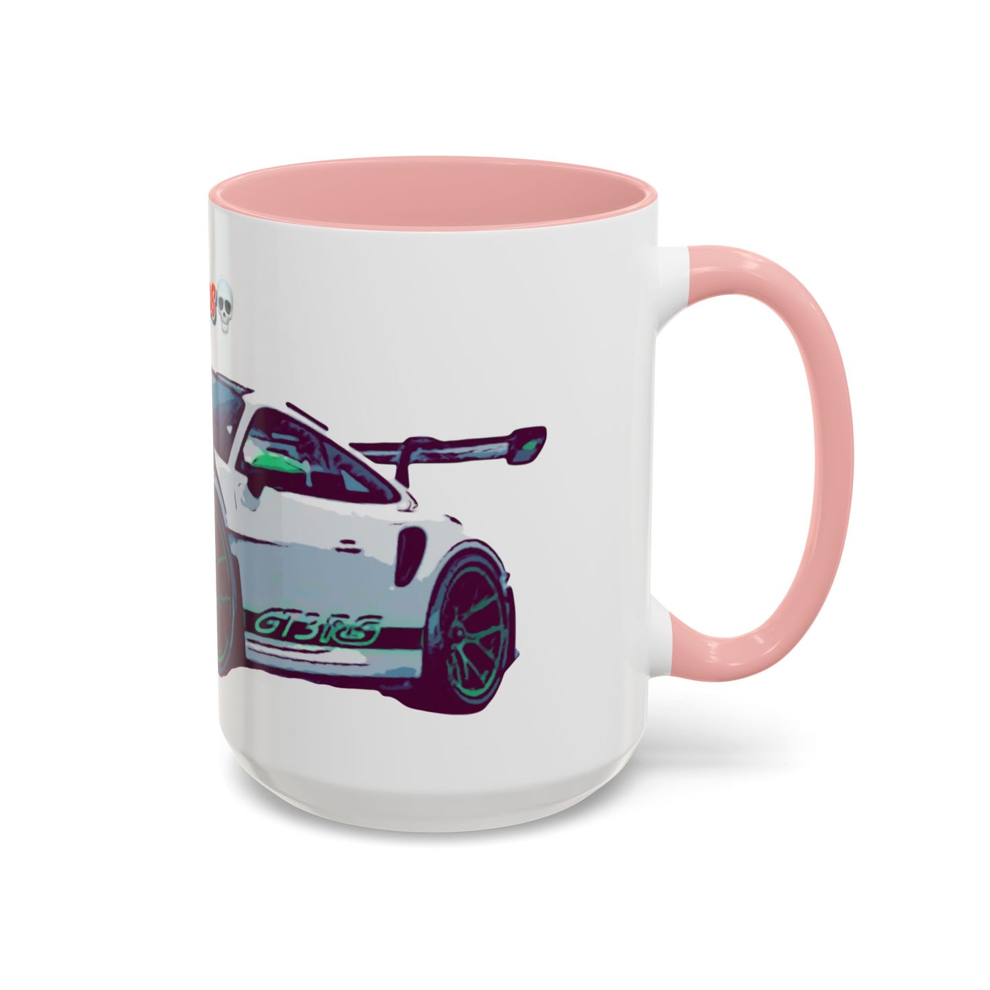 Porsche GT3 Cup Accent Coffee Mug – Racing Car Graphic 11/15oz