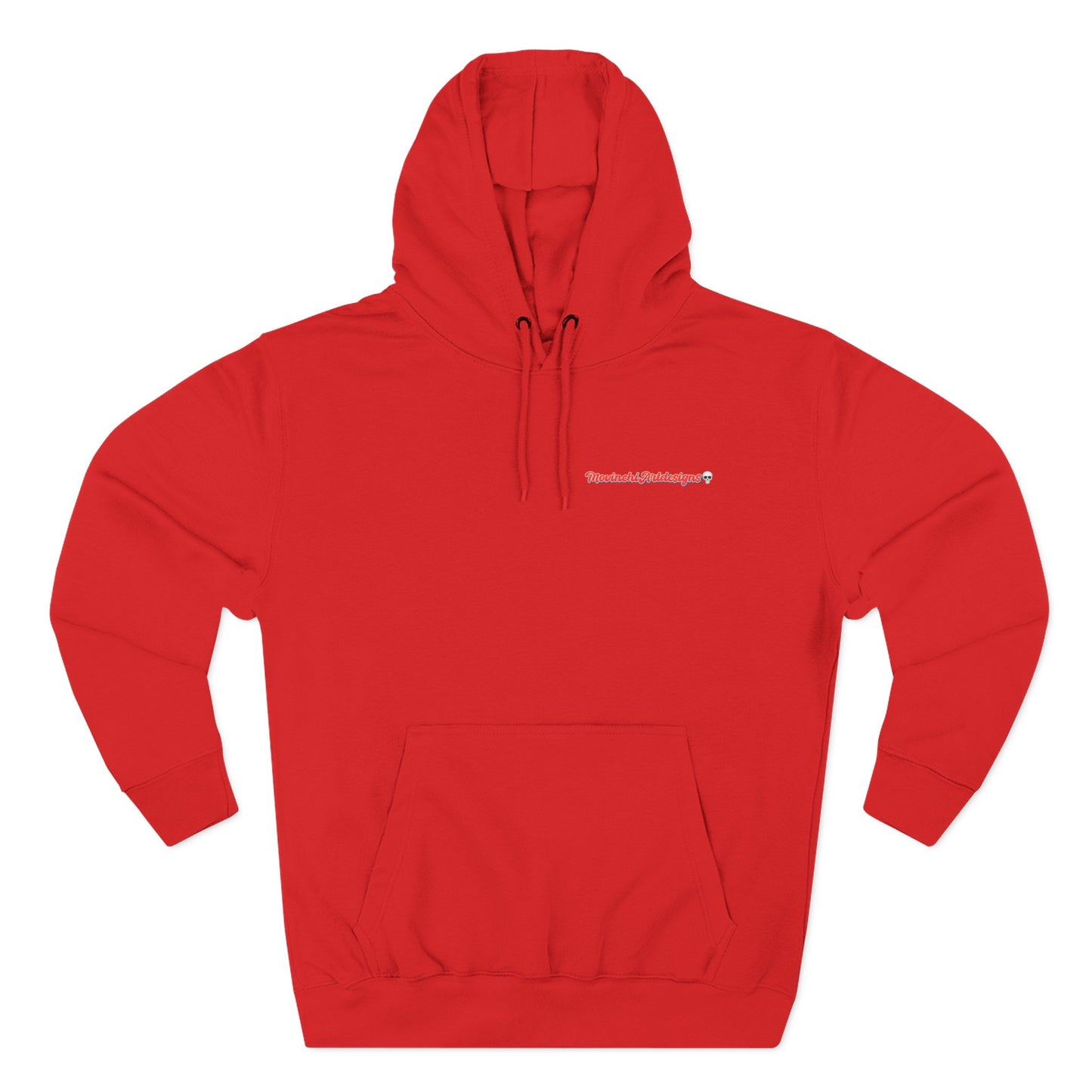 HEART ATTACK  Abstract Psyche Hoodie — Colorful Three-Panel Back Art Fleece Hoodie