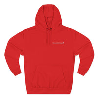 HEART ATTACK  Abstract Psyche Hoodie — Colorful Three-Panel Back Art Fleece Hoodie