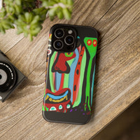 CRAZY.   Tribal Face Phone Case — Colorful Modern Art iPhone Cover