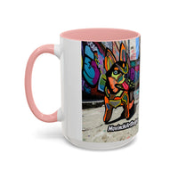 Colorful Pop Art Dog Accent Coffee Mug — Vibrant French Bulldog Design (11/15 oz)