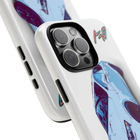 Melvin White Sports Car Phone Case - Retro Pop Art Supercar Protective Tough Case