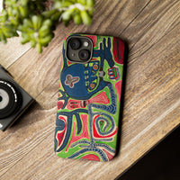Abstract AFTERLIFE Phone Case — Bold Psychedelic Music Art
