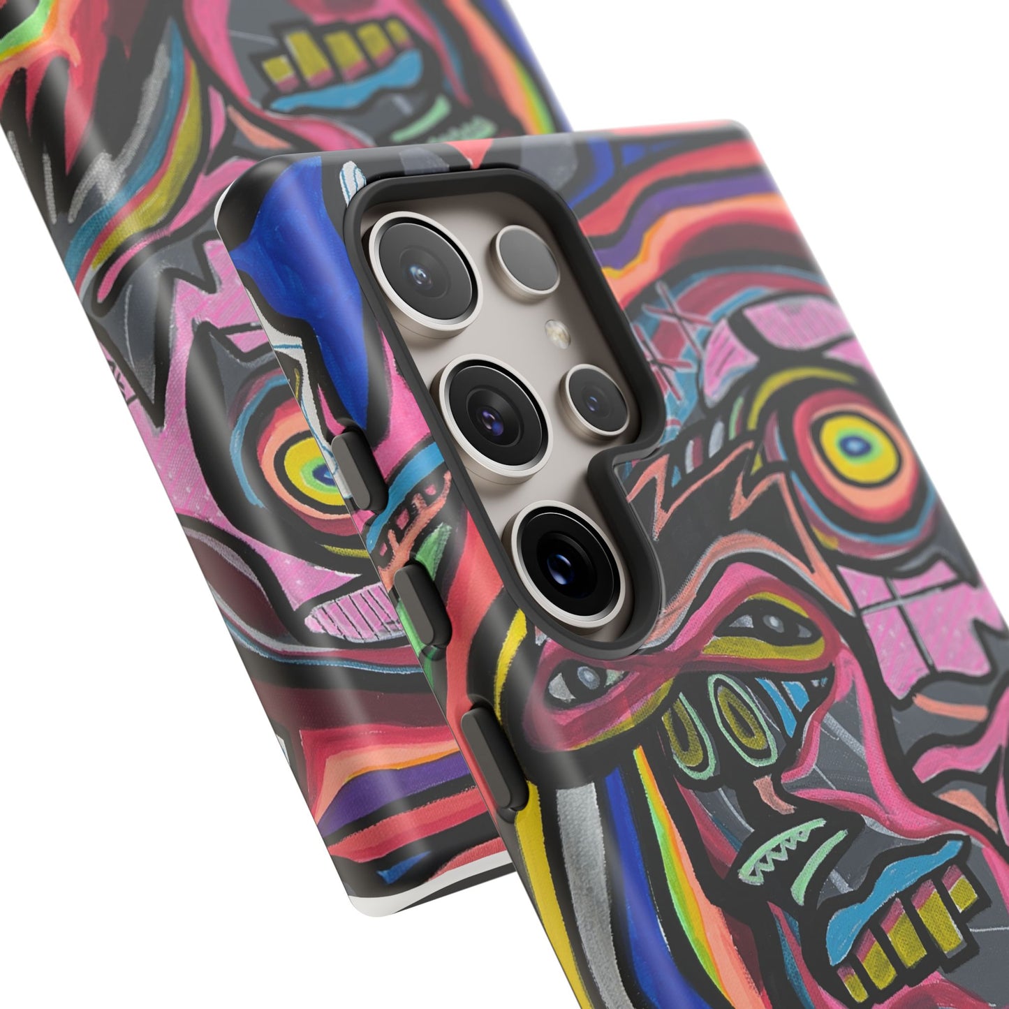 CRAZY Graffiti Phone Case — Colorful Street Art Protective Cover