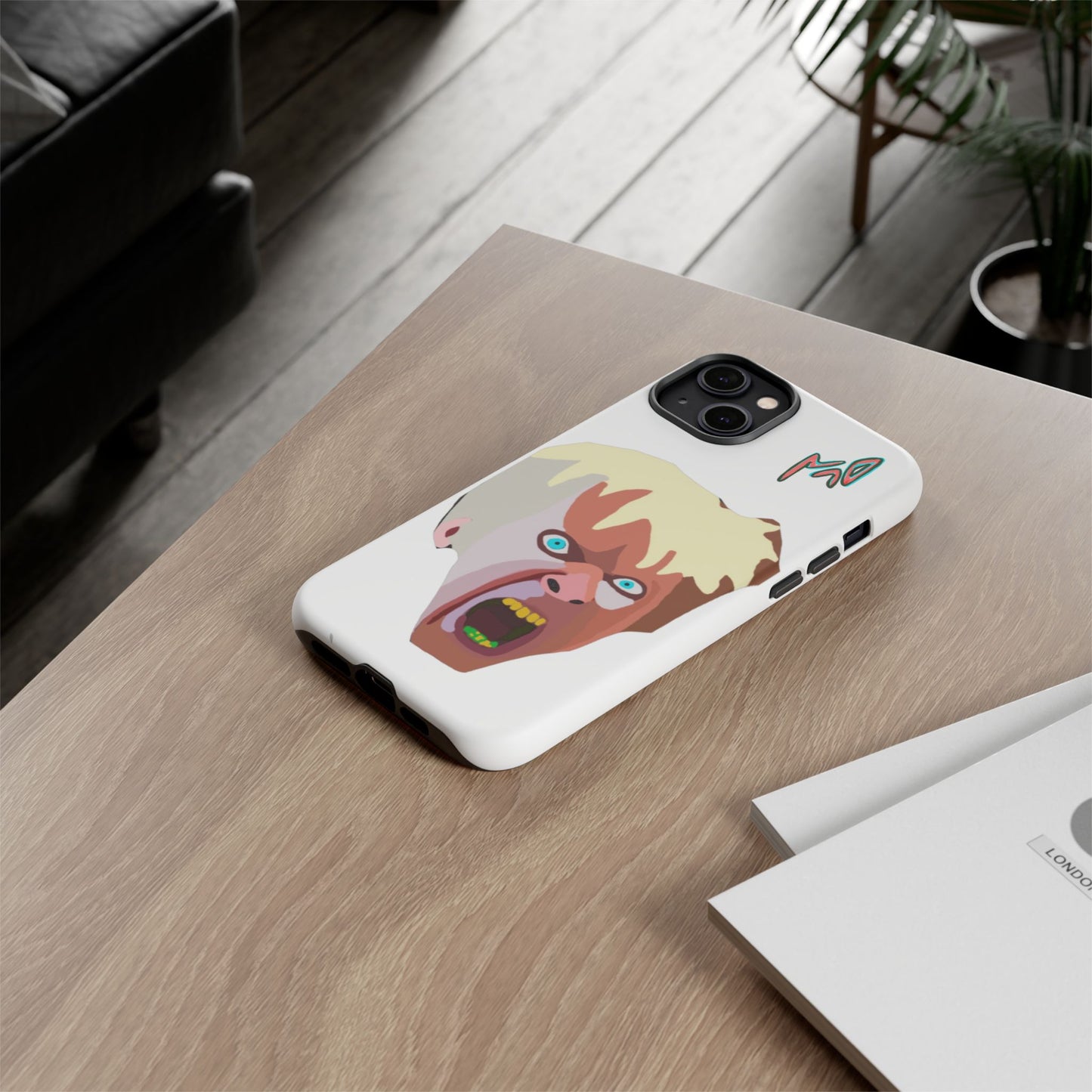 KAREN.  Phone Case — Retro Horror Face Graphic ("Tough Cases")