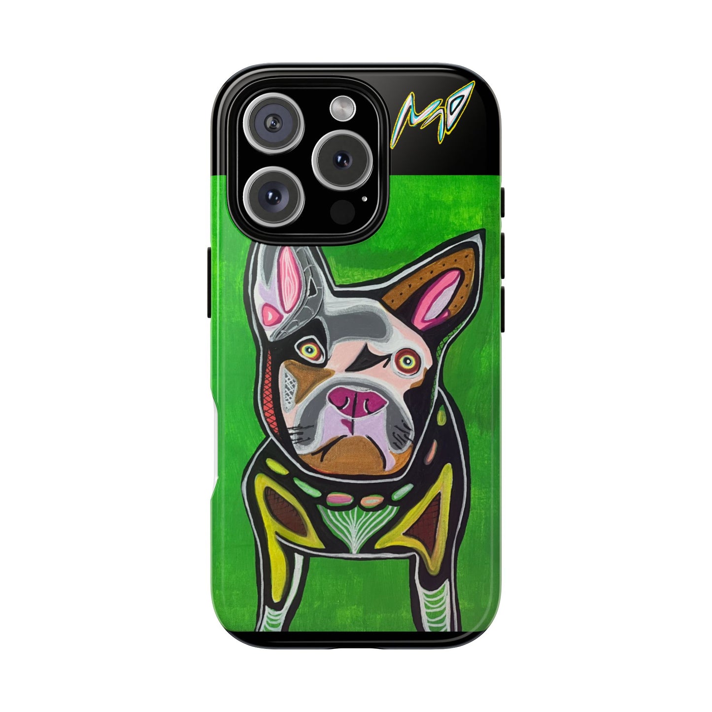 FRENCHIE  Art Phone Case – Colorful Pop Dog iPhone Cover