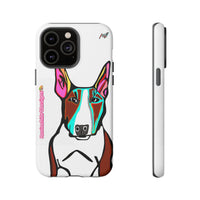 MR Bull Terrier Phone Case — Colorful Pop Art Tough Cases for Dog Lovers