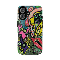 CONCERT  Abstract Graffiti Phone Case — Colorful Street Art Tough Cases