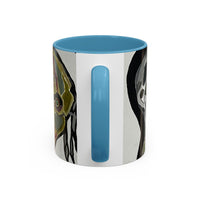 3 amigos2.0 Zombie Skull Coffee Mug — Spooky Horror Accent Mug (11/15 oz)