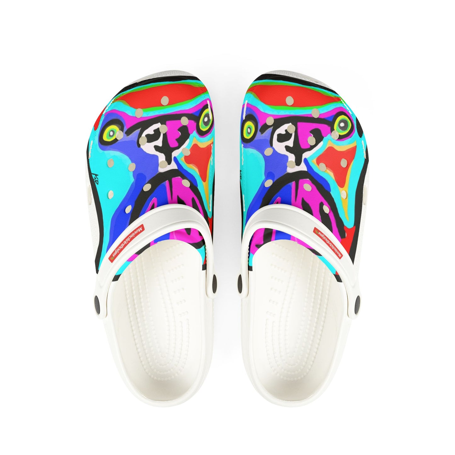 MONET2.0  Colorful Abstract Art EVA Clogs — Vibrant Summer Slip-On Shoes