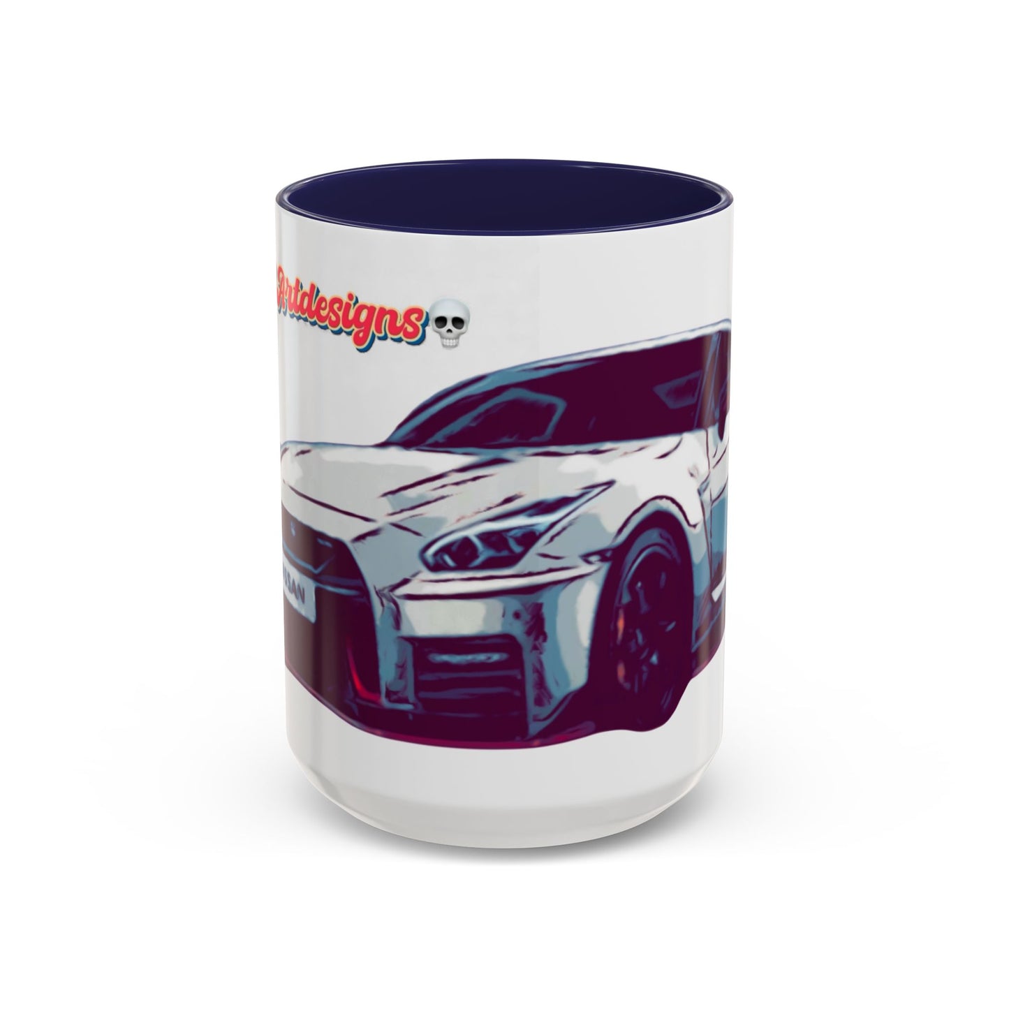 R35.  Sports Car Accent Mug — Nissan GT-R Inspired Coffee Cup (11/15oz)