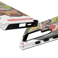 KUNTA.  Abstract Tribal Skull Phone Case — Colorful Street Art Protective Cover
