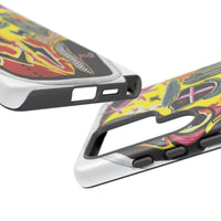 VINCENT.  Skull Riot Phone Case – Colorful Abstract Horror Art Protective Cover