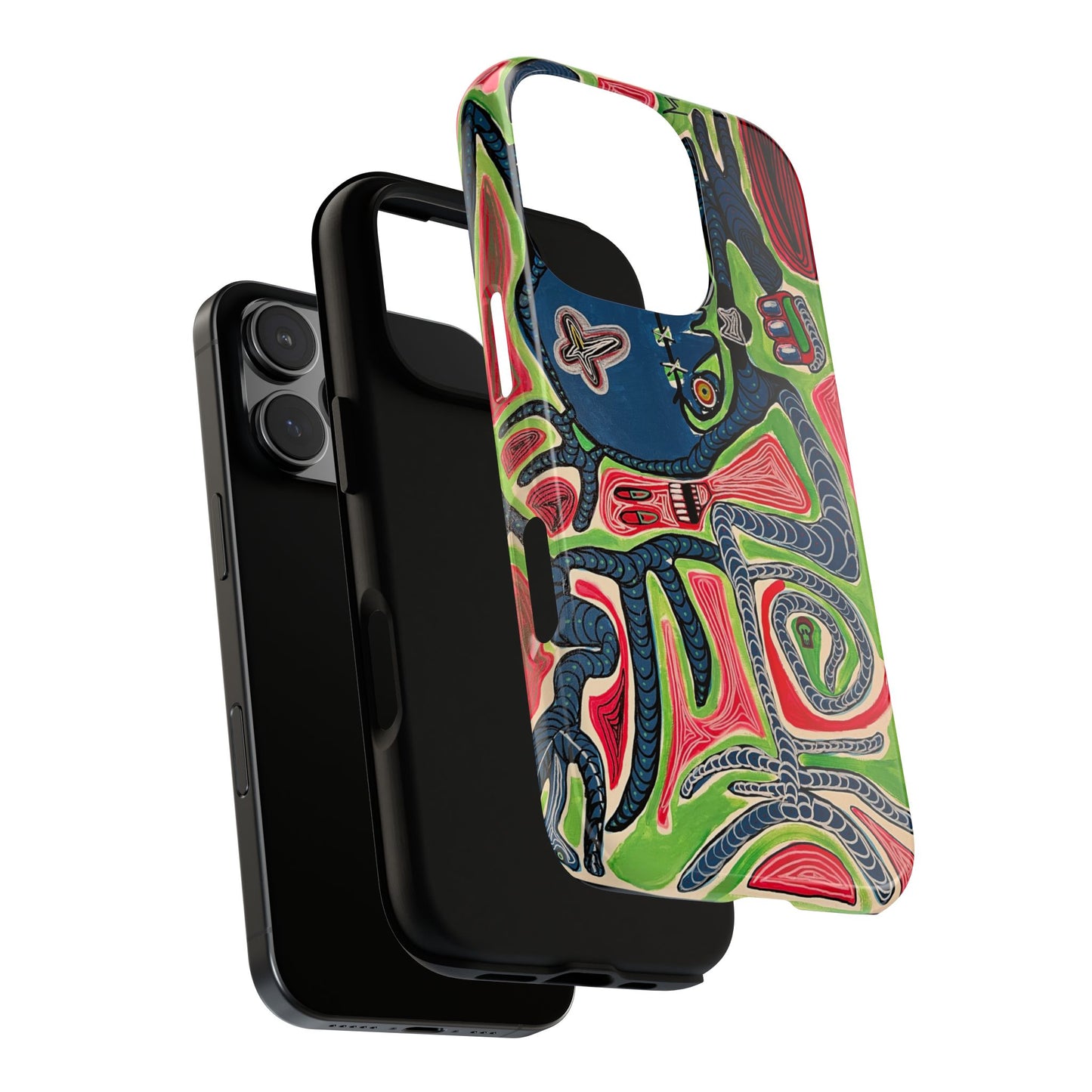 Abstract AFTERLIFE Phone Case — Bold Psychedelic Music Art