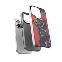 Colorful Pit LABRADOR Tough Phone Case — Vibrant Pop Art Dog Design