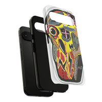 VINCENT.  Skull Riot Phone Case – Colorful Abstract Horror Art Protective Cover
