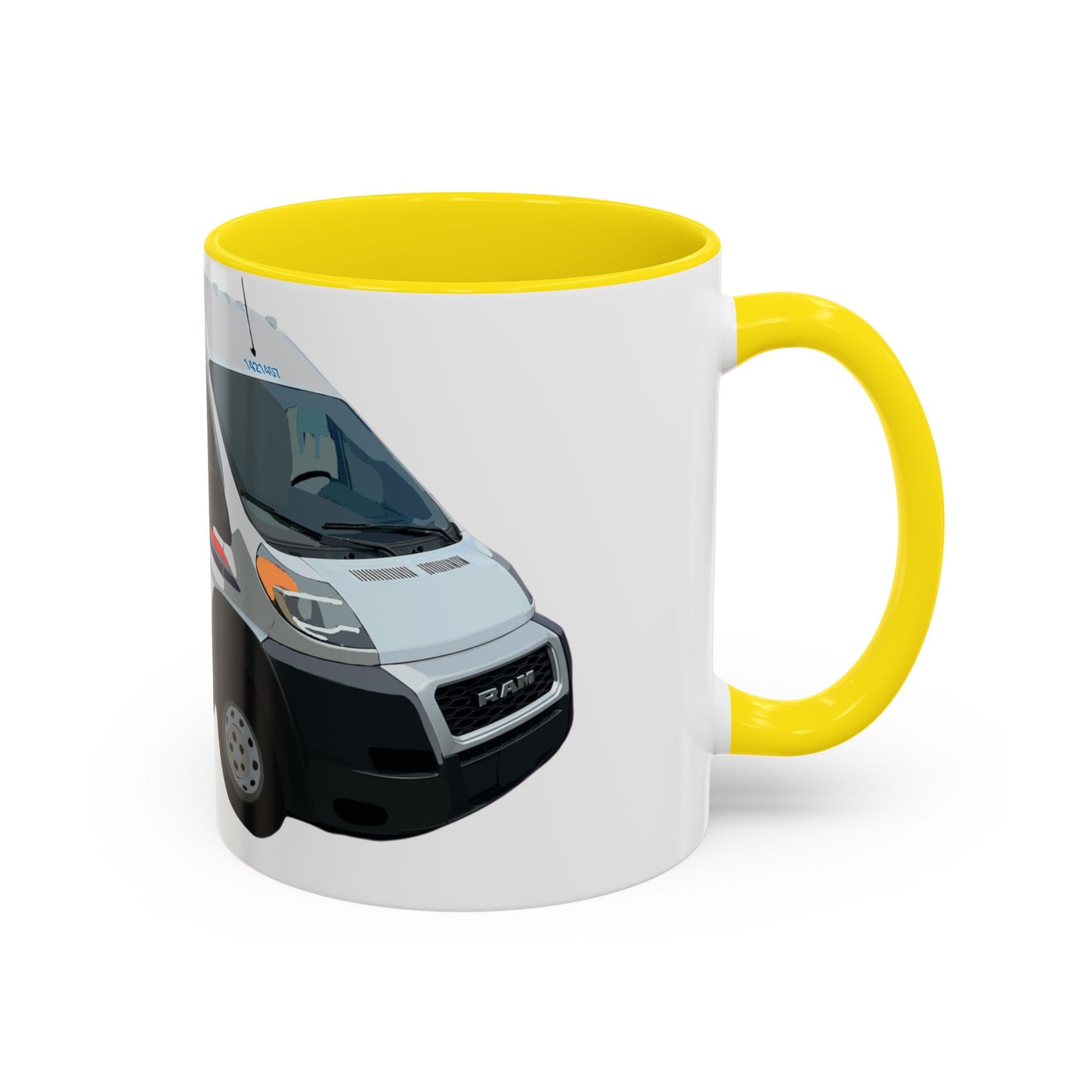 PROMASTER.  Coffee Mug — Postal Delivery Van Illustration