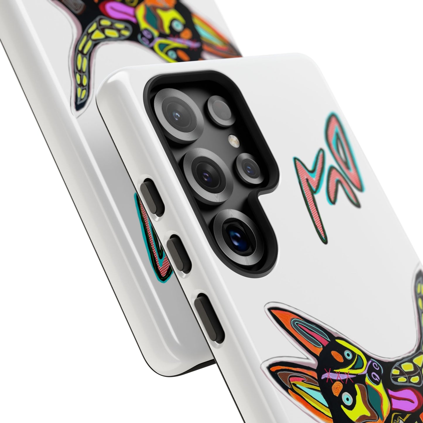 HUSKY  Colorful Abstract Dog Phone Case — 'MAD' Signature Protective Case