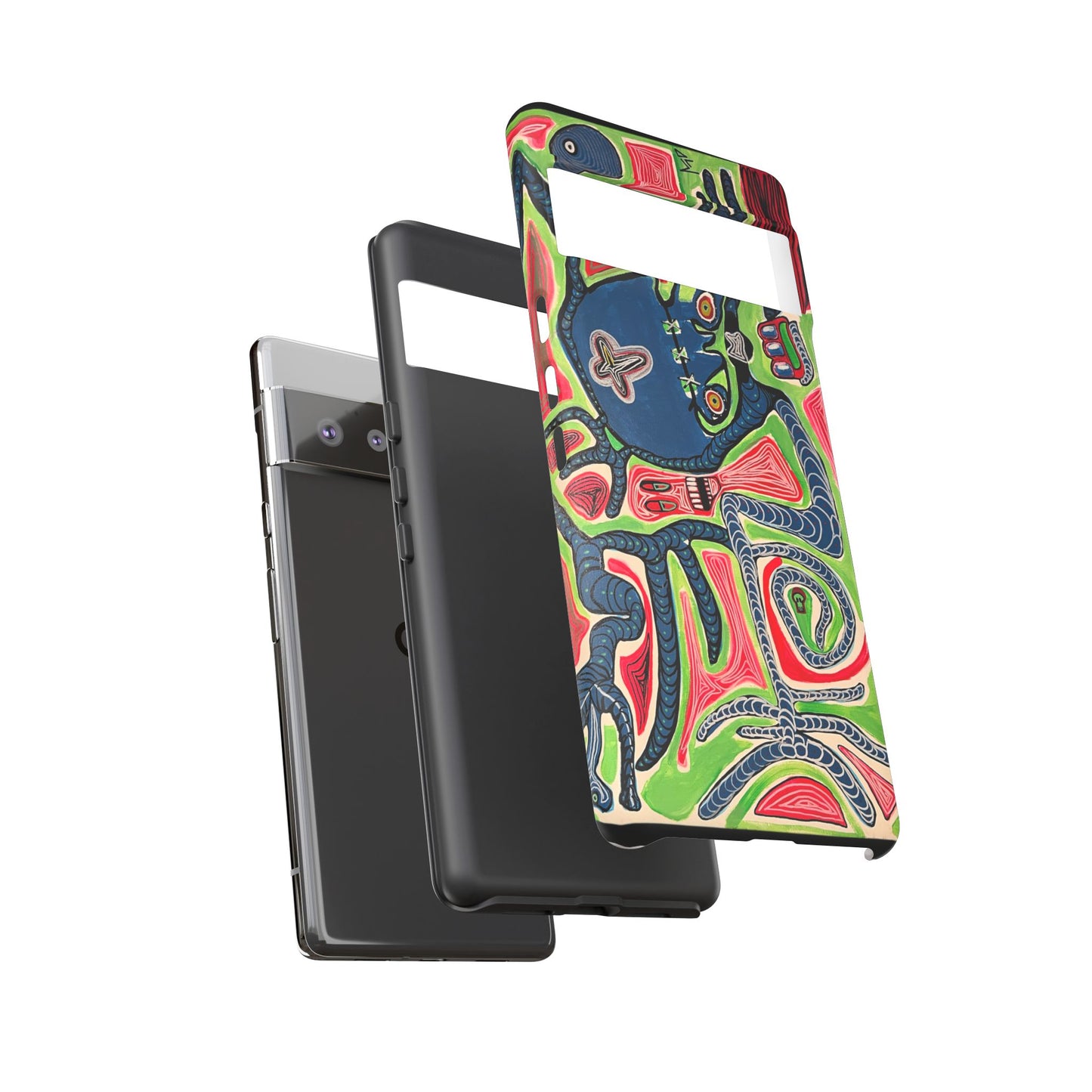 Abstract AFTERLIFE Phone Case — Bold Psychedelic Music Art