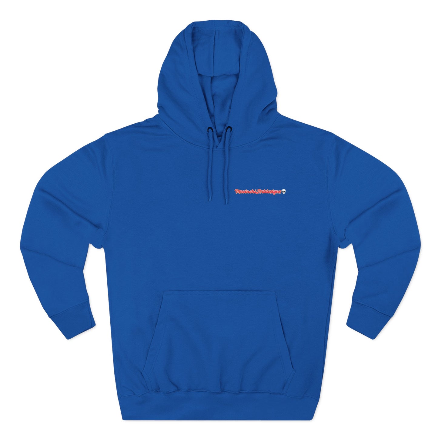 HEART ATTACK  Abstract Psyche Hoodie — Colorful Three-Panel Back Art Fleece Hoodie