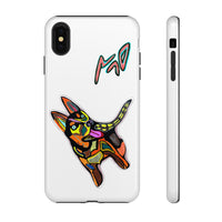 HUSKY  Colorful Abstract Dog Phone Case — 'MAD' Signature Protective Case