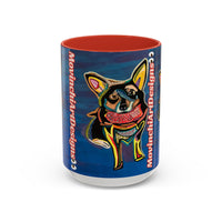 Chihuahua Art Coffee Mug – Colorful Pop‑Art Dog Accent Mug (11/15 oz)