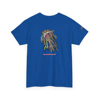 Graphic Tee — Colorful CRAZY TUNA  Illustration Back Print Tee