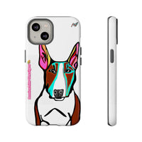 MR Bull Terrier Phone Case — Colorful Pop Art Tough Cases for Dog Lovers