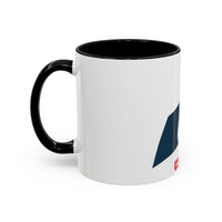 AERIAL.   Wave Accent Coffee Mug — Watersports Lover Gift