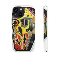 VINCENT.  Skull Riot Phone Case – Colorful Abstract Horror Art Protective Cover