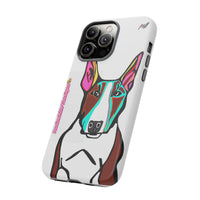 MR Bull Terrier Phone Case — Colorful Pop Art Tough Cases for Dog Lovers