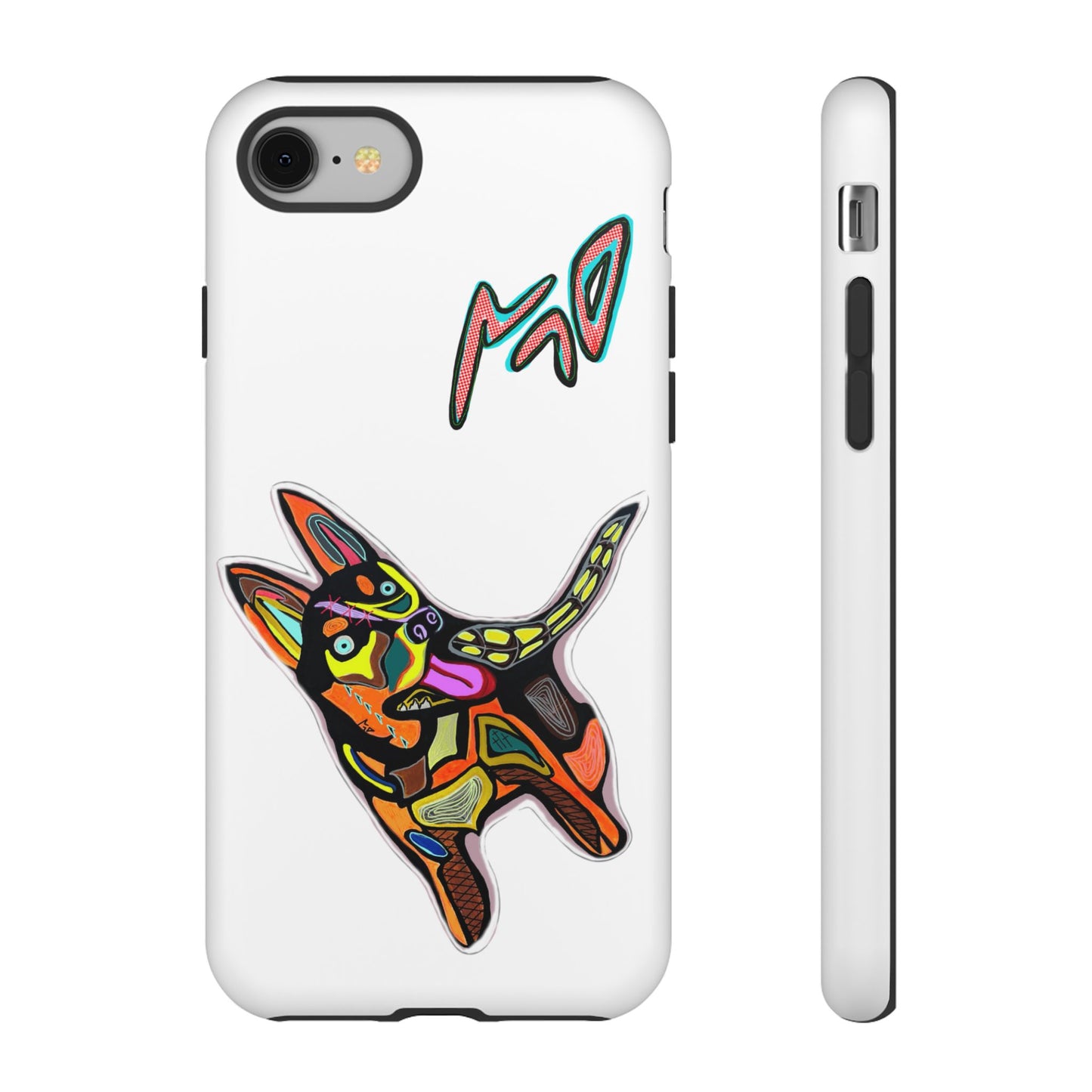 HUSKY  Colorful Abstract Dog Phone Case — 'MAD' Signature Protective Case
