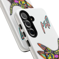 HUSKY  Colorful Abstract Dog Phone Case — 'MAD' Signature Protective Case