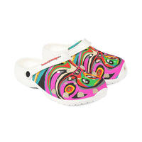 Colorful Abstract OCTOPUSSY   EVA Foam Clogs — Vibrant All-Over-Print Garden Shoes