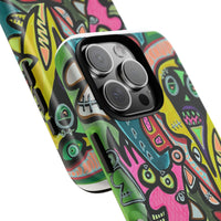 CONCERT  Abstract Graffiti Phone Case — Colorful Street Art Tough Cases