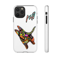 HUSKY  Colorful Abstract Dog Phone Case — 'MAD' Signature Protective Case