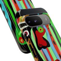 CRAZY.   Tribal Face Phone Case — Colorful Modern Art iPhone Cover