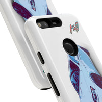 Melvin White Sports Car Phone Case - Retro Pop Art Supercar Protective Tough Case