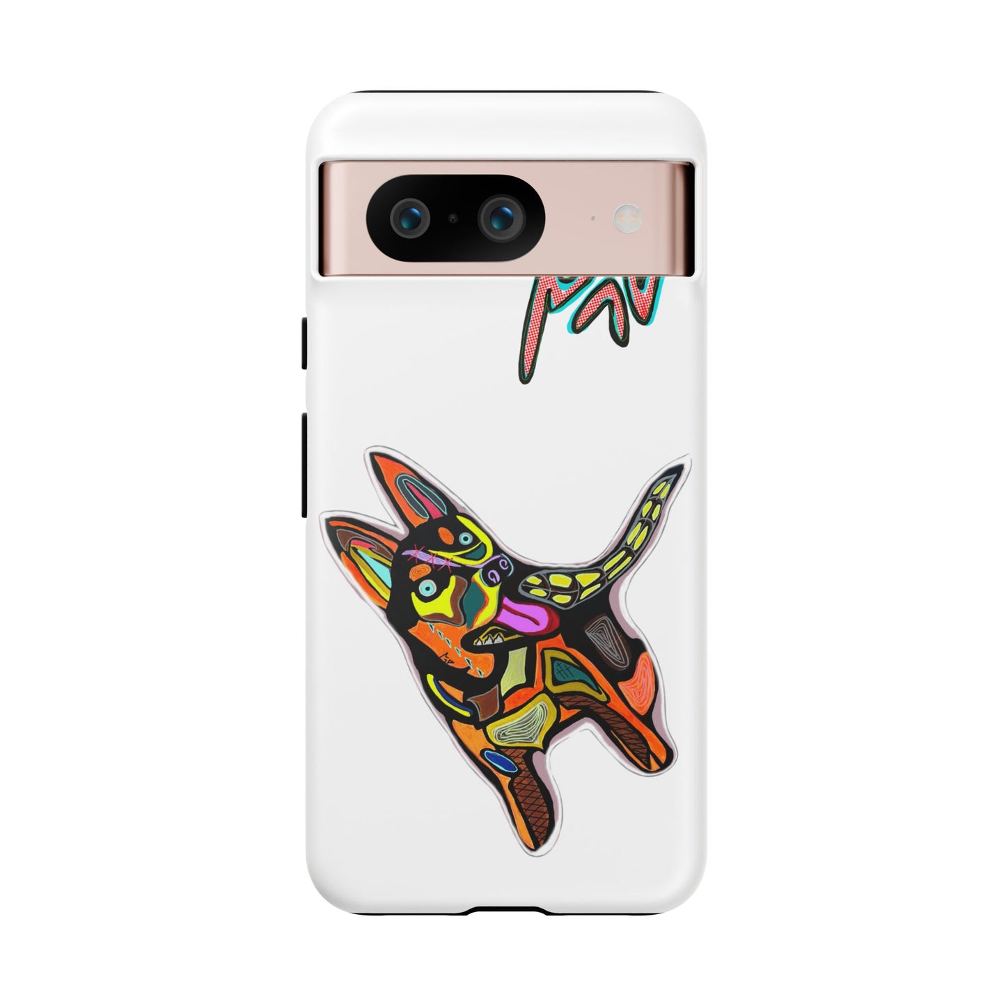 HUSKY  Colorful Abstract Dog Phone Case — 'MAD' Signature Protective Case