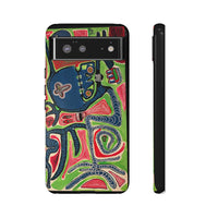 Abstract AFTERLIFE Phone Case — Bold Psychedelic Music Art