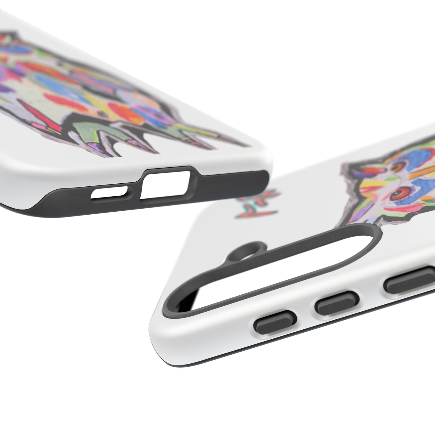 Colorful Owl Phone Case — Artistic Owl Illustration Tough Case